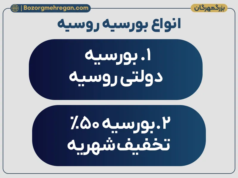 انواع بورسیه روسیه