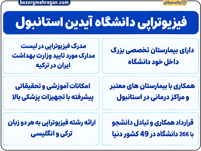 فیزیو تراپی ایدین استانبول